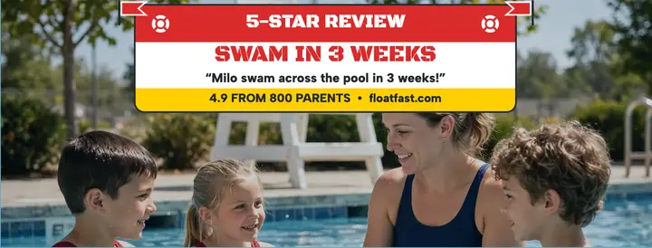 Floatfast swim lesson review cover template