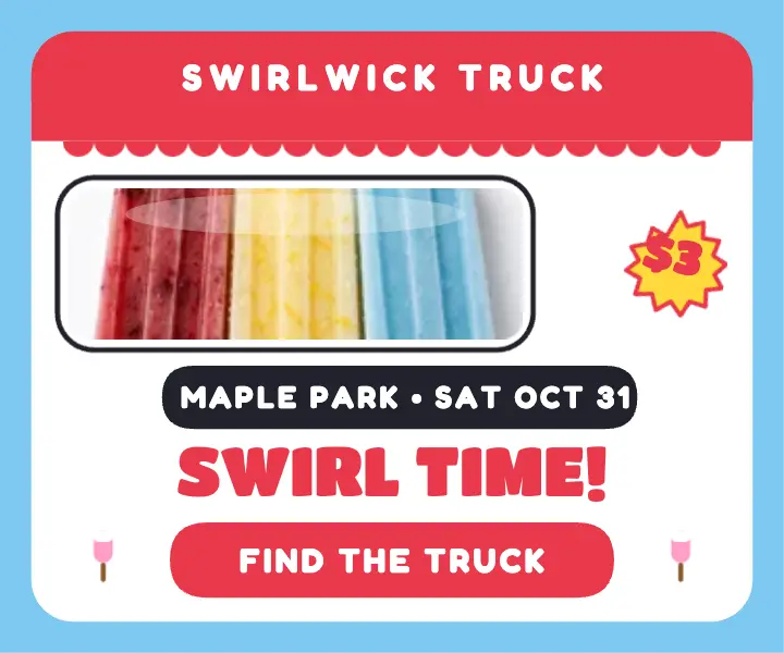Swirlwick truck weekend stop ad template