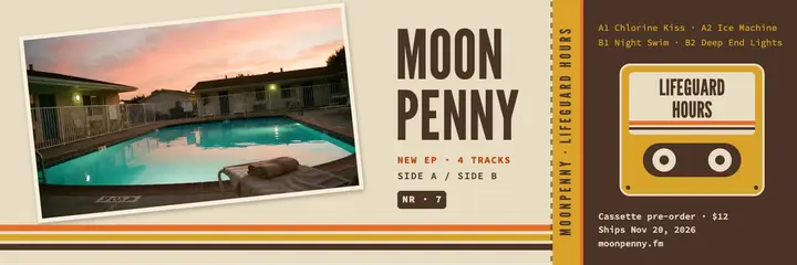 Moonpenny cassette EP pre-order X header template