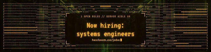 Systems engineers hiring ASCII LinkedIn banner template