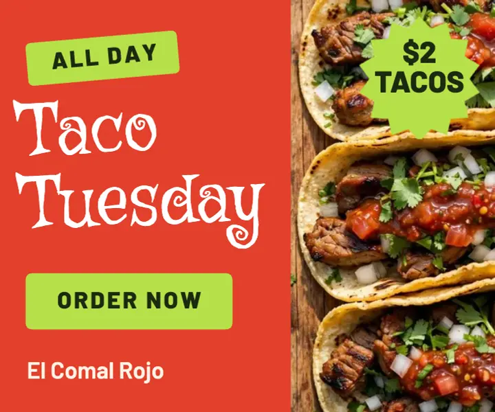 Taco Tuesday display ad template