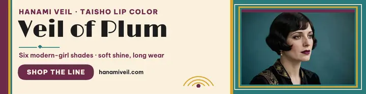 Hanami Veil Taisho lip color billboard template