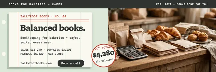 Tallyroot Books ledger header template