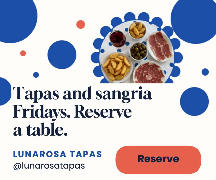 Lunarosa Tapas sangria Fridays ad template