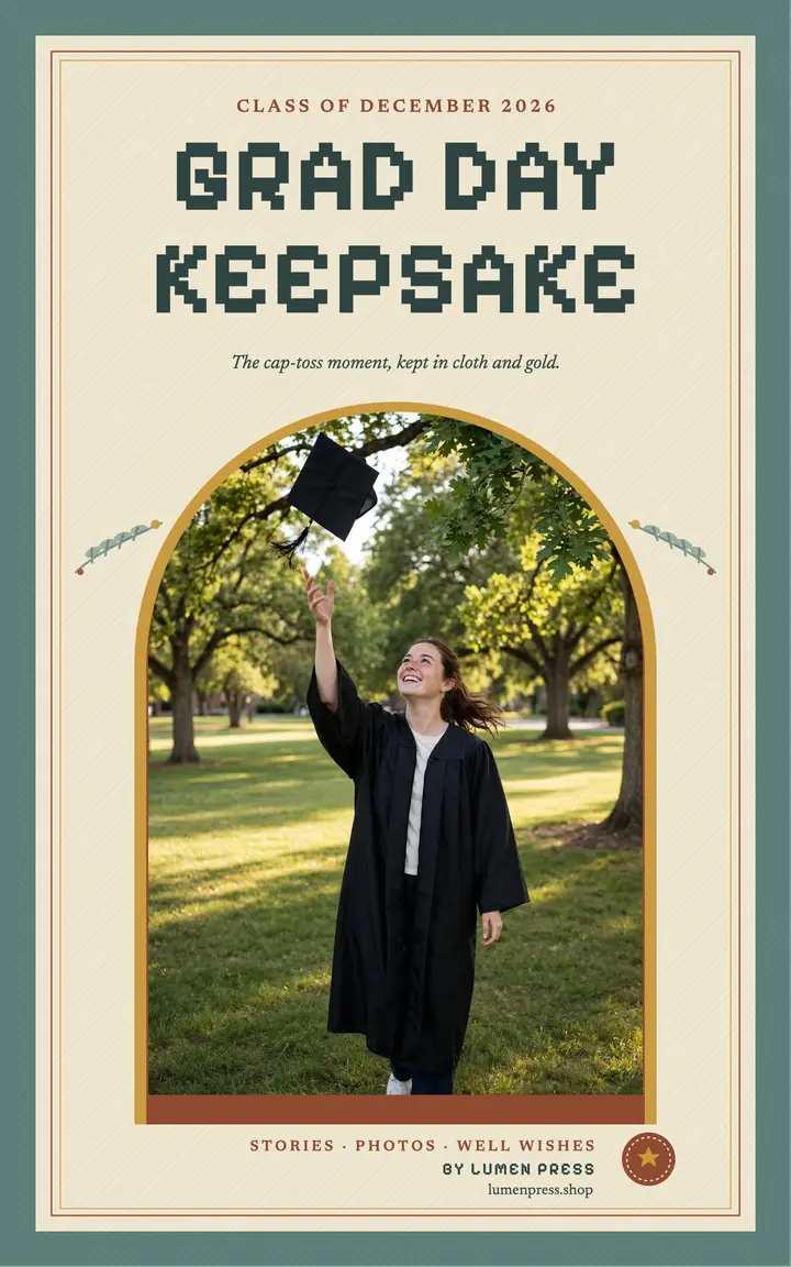 Grad Day Keepsake tapestry ebook: graduation keepsake ebook template