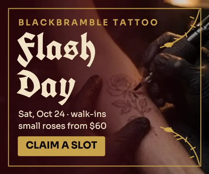 Blackbramble flash day ad template