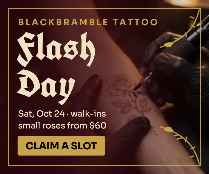 Blackbramble flash day ad template