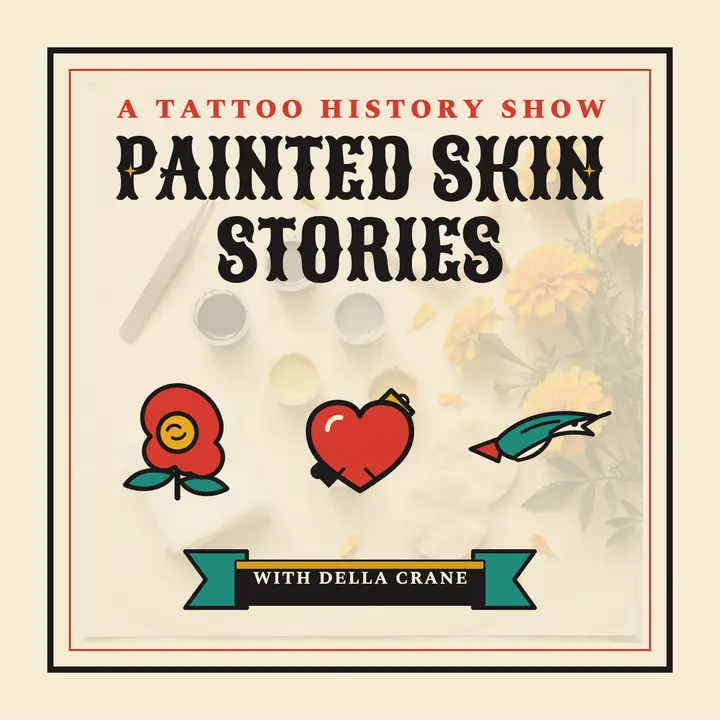 Painted Skin Stories tattoo history cover template