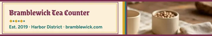 Bramblewick Tea Counter LinkedIn cover template