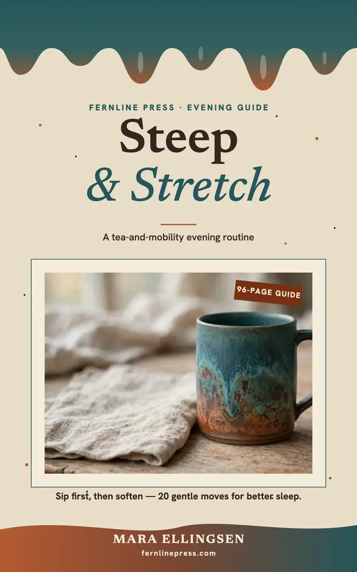 Steep and Stretch tea routine ebook template