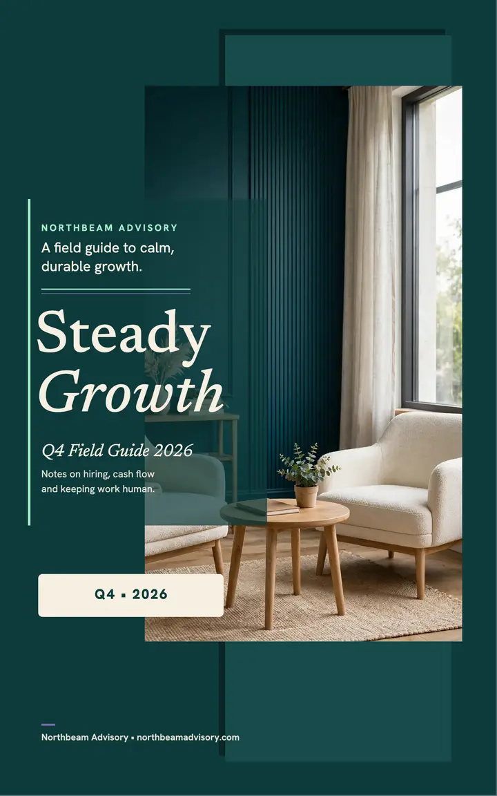 Northbeam steady growth report cover template
