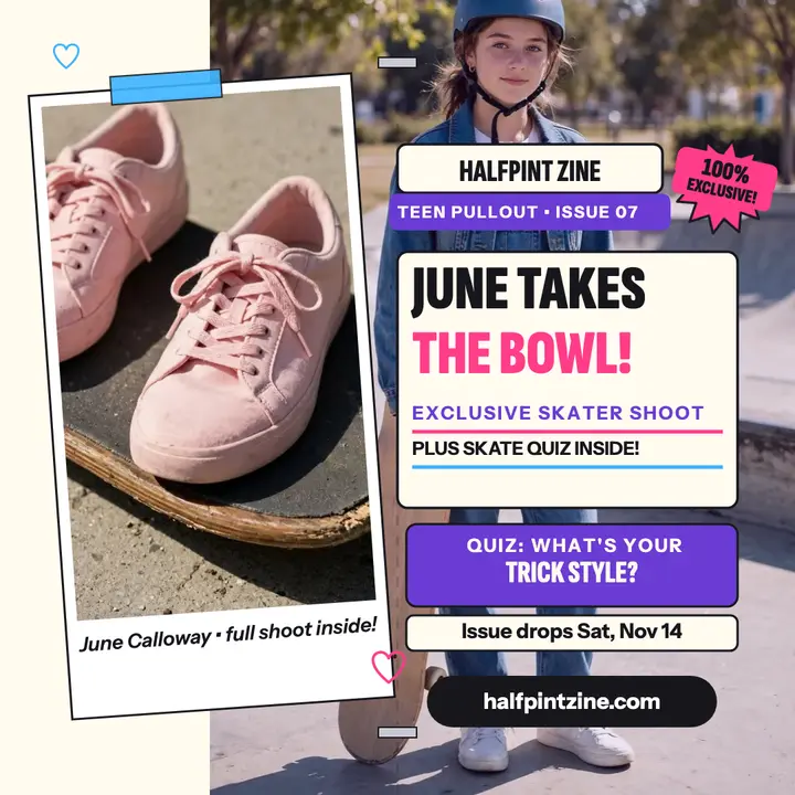 June skater zine pullout post: skater zine pullout template