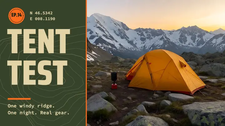 Cairnworks tent test thumbnail, expedition utility template