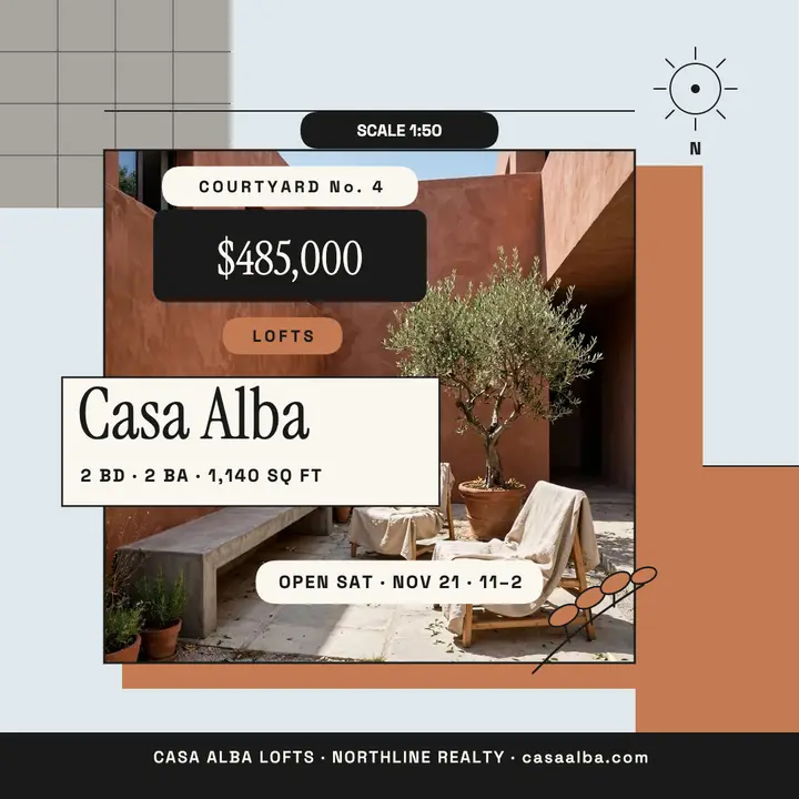 Casa Alba courtyard loft listing template