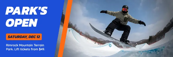 Rimrock terrain park opening weekend template