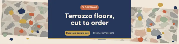 Fleckmoor terrazzo floors LinkedIn banner template