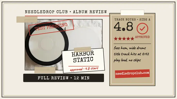 Needledrop Club Harbor Static review template