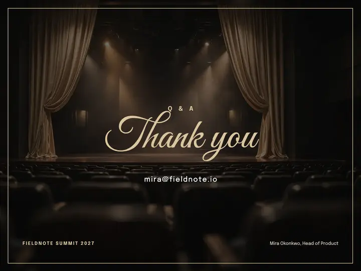 Thank you closing slide template