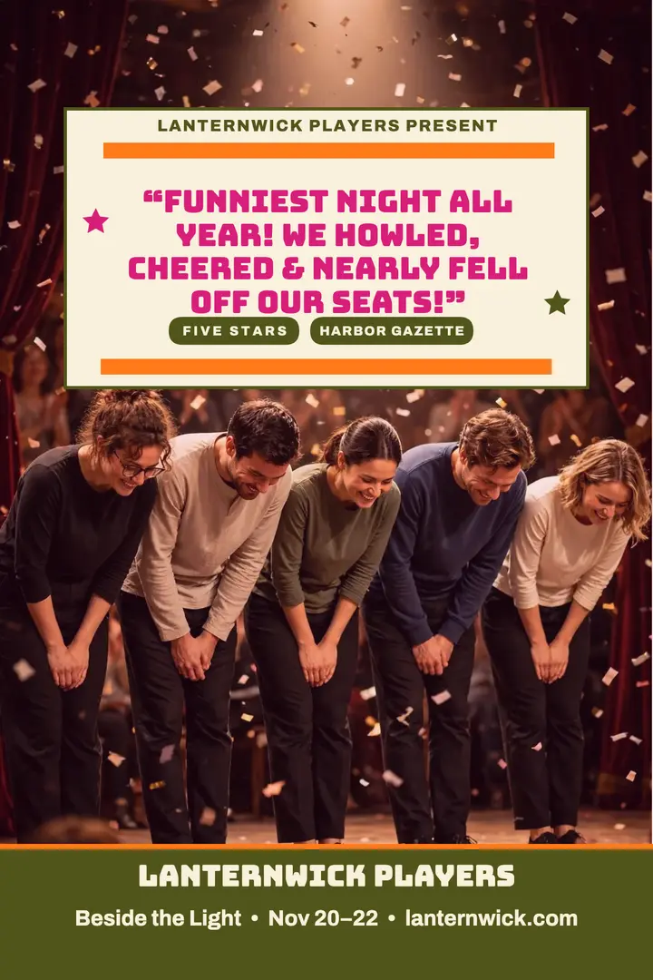 Lanternwick comedy review quote poster template