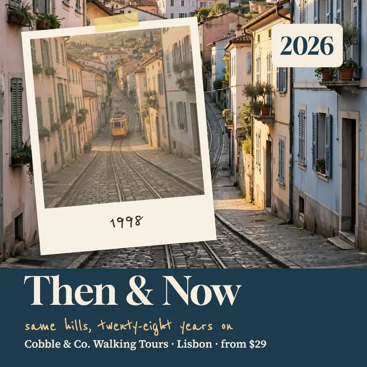 Then and now walking tour post template