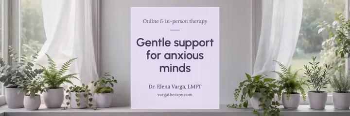 Gentle Support therapist header template