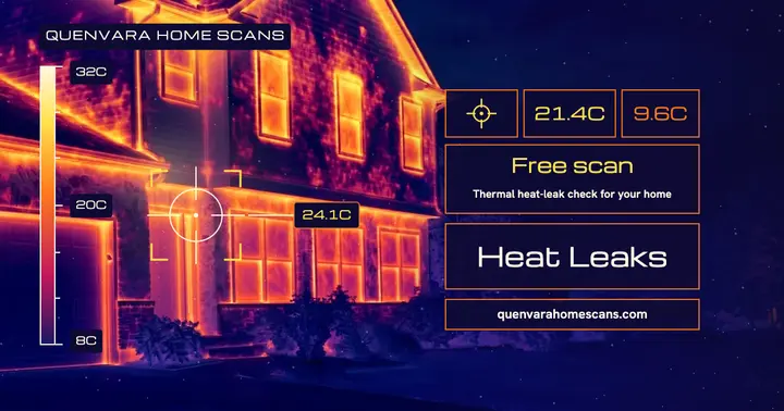 Quenvara Home Scans free heat-leak scan thermal post template