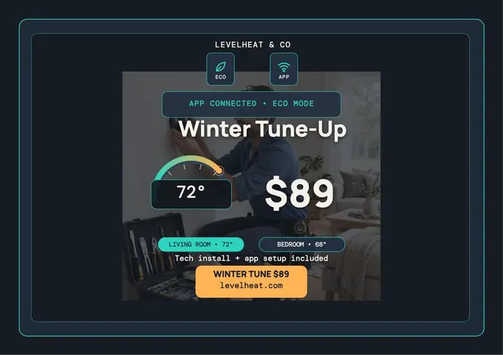 Levelheat winter tune-up certificate template