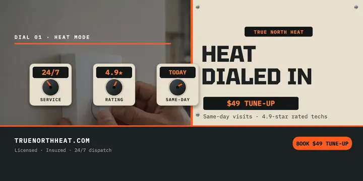 True North Heating thermostat tune-up post template