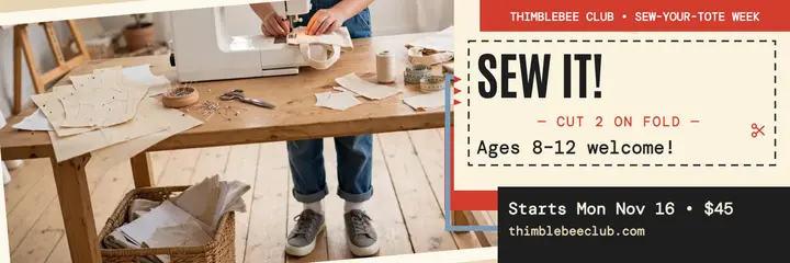 Thimblebee sew-your-tote week header template