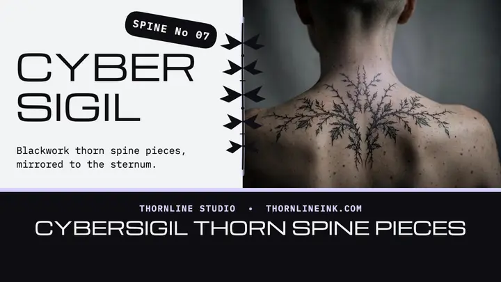Thornline cybersigil spine thumbnail template
