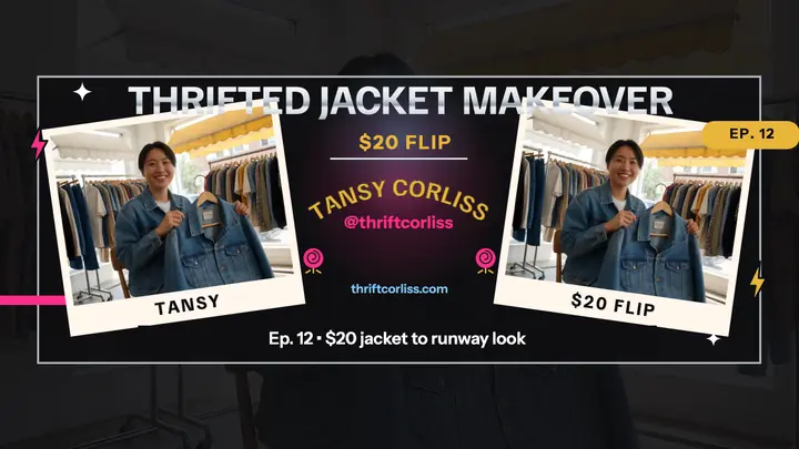 Thrift with Tansy bootleg thumbnail template