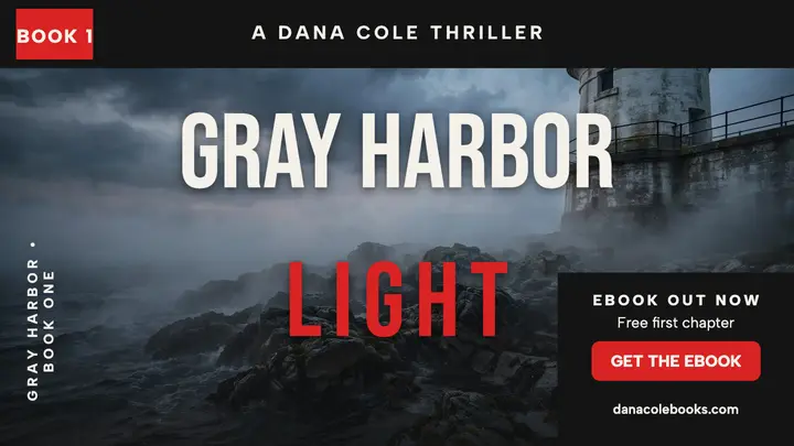 Gray Harbor Light thriller cover thumbnail template