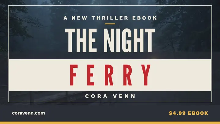 The Night Ferry thriller ebook thumbnail template