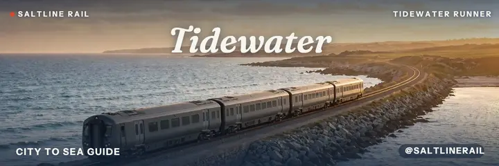 Tidewater Runner coastal rail header template