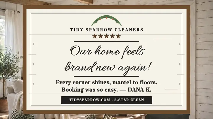 Tidy Sparrow farmhouse review thumbnail template