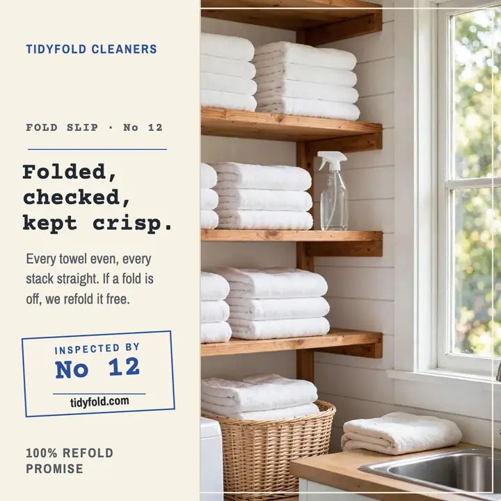 Tidyfold inspection slip clean post template