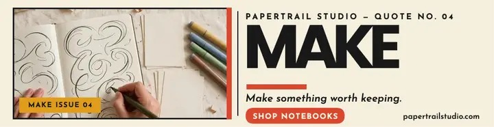 Papertrail Studio MAKE word-art billboard: make quote billboard template