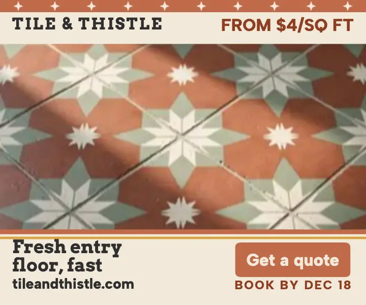 Tile and Thistle entry refresh ad template