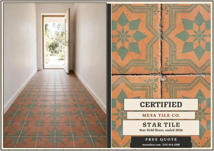 Mesa Tile star-field certificate template