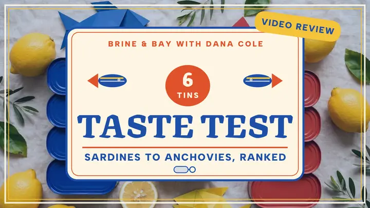 Brine and Bay tinned fish taste test thumbnail template