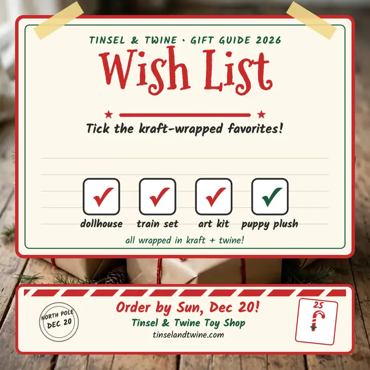 Tinsel and Twine wish list gift guide template