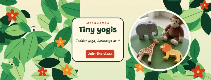 Wildlings tiny yogis naive jungle cover template