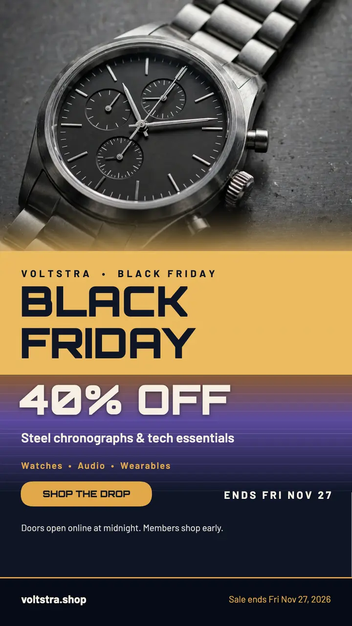 Voltstra titanium Black Friday story template