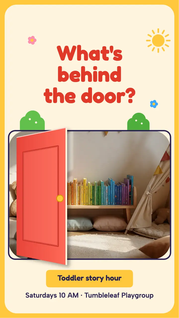Tumbleleaf toddler story hour story template