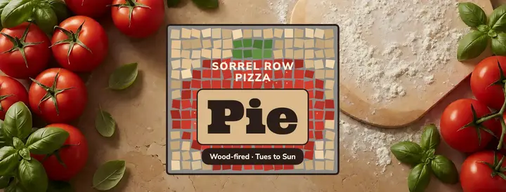 Sorrel Row Pizza tomato mosaic cover template