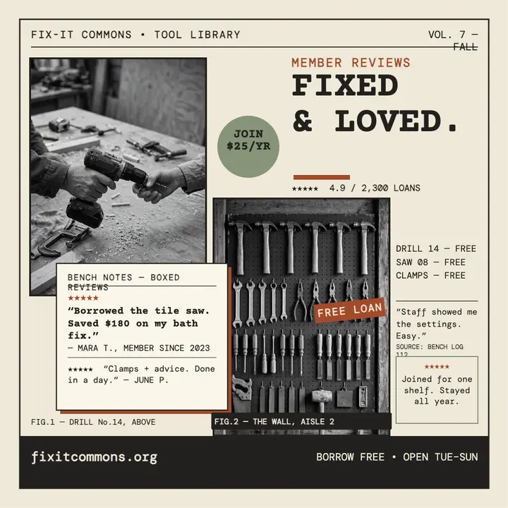 Fix-It Commons tool reviews post template