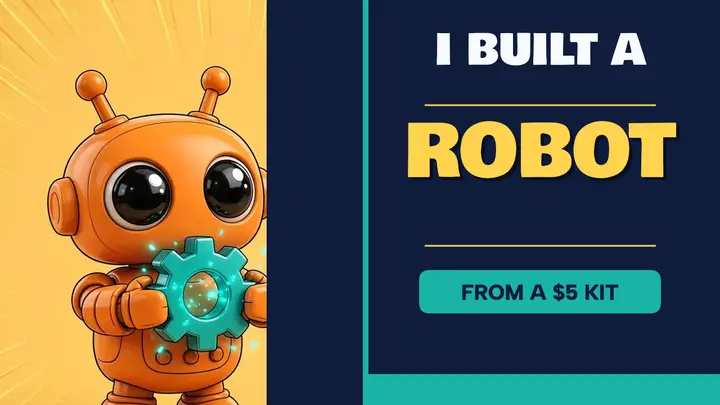 I built a robot thumbnail template