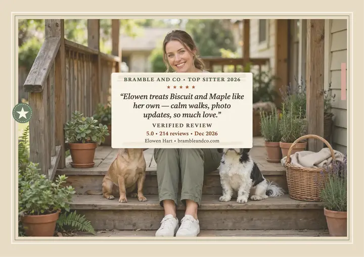 Bramble and Co top sitter certificate template