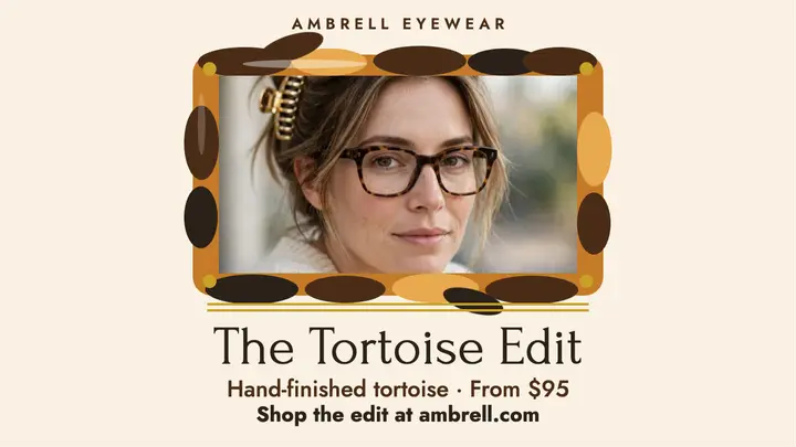 Ambrell tortoise eyewear edit thumbnail template