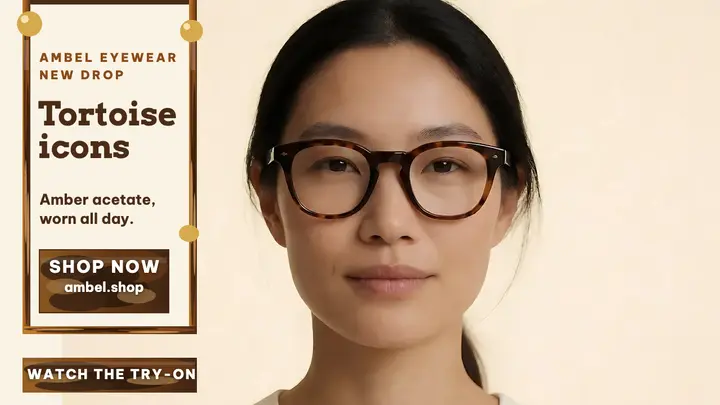 Ambel tortoise eyewear drop thumbnail template